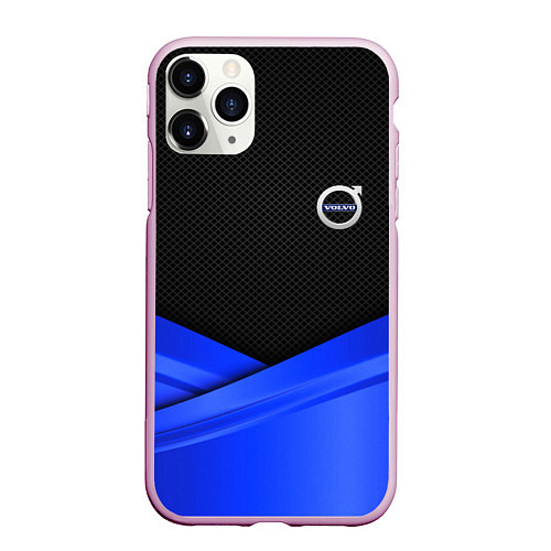 Чехол iPhone 11 Pro матовый VOLVO SPORT / 3D-Розовый – фото 1