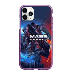 Чехол iPhone 11 Pro матовый Mass EFFECT Legendary ed