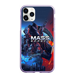 Чехол iPhone 11 Pro матовый Mass EFFECT Legendary ed