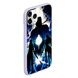 Чехол iPhone 11 Pro матовый Sword Art Online Кирито Асуна, цвет: 3D-светло-сиреневый — фото 2