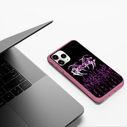 Чехол iPhone 11 Pro матовый GHOSTEMANE, цвет: 3D-малиновый — фото 2