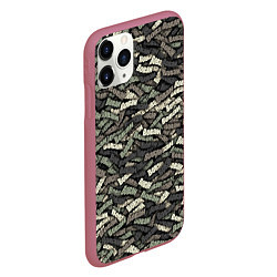 Чехол iPhone 11 Pro матовый Камуфляж - Вован, цвет: 3D-малиновый — фото 2