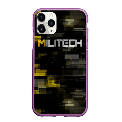 Чехол iPhone 11 Pro матовый MILITECH камуфляж Cyberpunk 2077