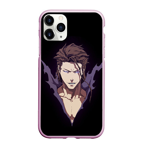 Чехол iPhone 11 Pro матовый Bleach Блич / 3D-Розовый – фото 1