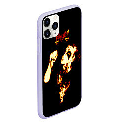 Чехол iPhone 11 Pro матовый Mayhem, цвет: 3D-светло-сиреневый — фото 2