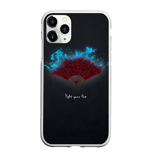 Чехол iPhone 11 Pro матовый Light your fire / 3D-Белый – фото 1