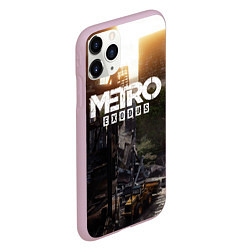 Чехол iPhone 11 Pro матовый Metro Exodus, цвет: 3D-розовый — фото 2