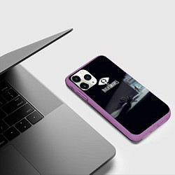 Чехол iPhone 11 Pro матовый Little Nightmares Руки, цвет: 3D-фиолетовый — фото 2