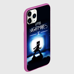 Чехол iPhone 11 Pro матовый Little Nightmares 2 МОНО, цвет: 3D-фиолетовый — фото 2