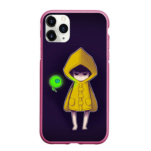 Чехол iPhone 11 Pro матовый Little Nightmares Шестая / 3D-Малиновый – фото 1