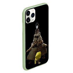 Чехол iPhone 11 Pro матовый Little Nightmares Повар, цвет: 3D-салатовый — фото 2