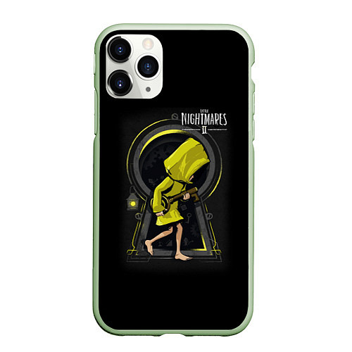 Чехол iPhone 11 Pro матовый Little Nightmares 2 замок / 3D-Салатовый – фото 1