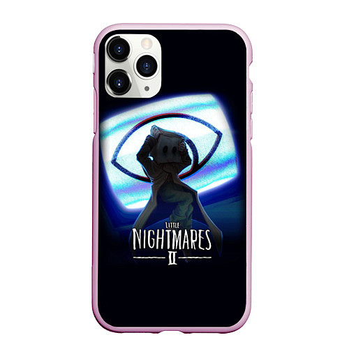 Чехол iPhone 11 Pro матовый Little Nightmares 2 MONO / 3D-Розовый – фото 1