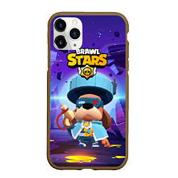 Чехол iPhone 11 Pro матовый Генерал Гавс brawl stars, цвет: 3D-коричневый