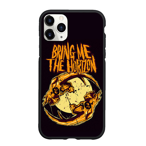 Чехол iPhone 11 Pro матовый BRING ME THE HORIZON / 3D-Черный – фото 1