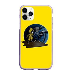 Чехол iPhone 11 Pro матовый Little nightmares 2 Yelow