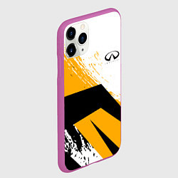 Чехол iPhone 11 Pro матовый Infinity Инфинити Z, цвет: 3D-фиолетовый — фото 2