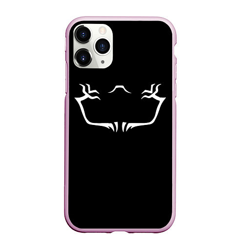 Чехол iPhone 11 Pro матовый Sukunas tattoo / 3D-Розовый – фото 1