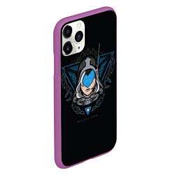 Чехол iPhone 11 Pro матовый Project Ashe, цвет: 3D-фиолетовый — фото 2