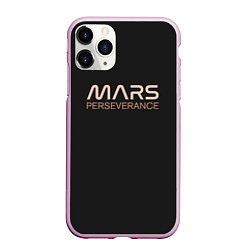 Чехол iPhone 11 Pro матовый Mars, цвет: 3D-розовый