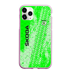 Чехол iPhone 11 Pro матовый SKODA