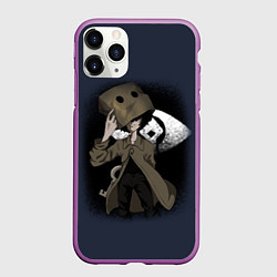Чехол iPhone 11 Pro матовый Little Nightmares 2 MONO, цвет: 3D-фиолетовый