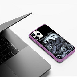 Чехол iPhone 11 Pro матовый Children of Bodom, цвет: 3D-фиолетовый — фото 2