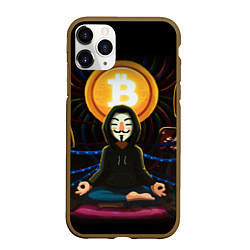 Чехол iPhone 11 Pro матовый БИТКОИН BITCOIN