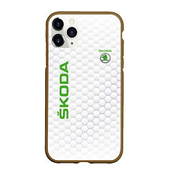 Чехол iPhone 11 Pro матовый SKODA