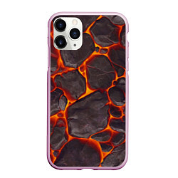 Чехол iPhone 11 Pro матовый ЛАВА LAVA, цвет: 3D-розовый