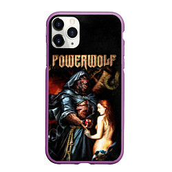 Чехол iPhone 11 Pro матовый Powerwolf, цвет: 3D-фиолетовый