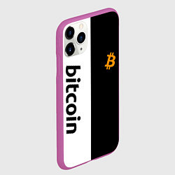 Чехол iPhone 11 Pro матовый БИТКОИН BITCOIN Z, цвет: 3D-фиолетовый — фото 2