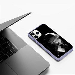 Чехол iPhone 11 Pro матовый LINKIN PARK, цвет: 3D-светло-сиреневый — фото 2