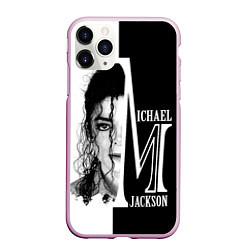Чехол iPhone 11 Pro матовый Майкл Джексон, цвет: 3D-розовый