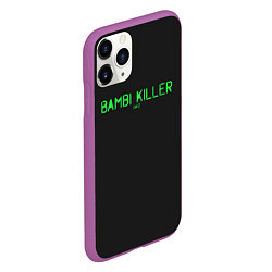 Чехол iPhone 11 Pro матовый Bambi killer, цвет: 3D-фиолетовый — фото 2