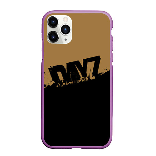 Чехол iPhone 11 Pro матовый DayZ / 3D-Фиолетовый – фото 1