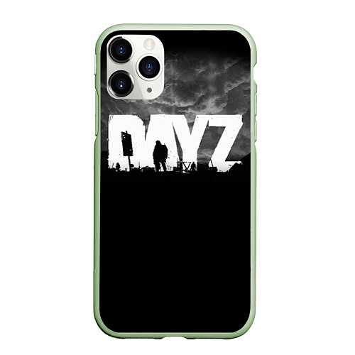 Чехол iPhone 11 Pro матовый DAYZ ДЕЙЗИ / 3D-Салатовый – фото 1