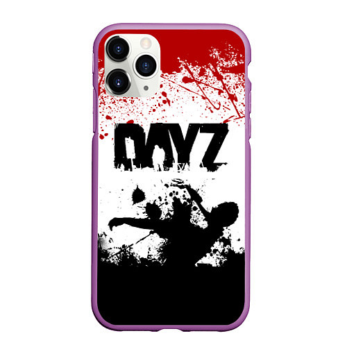 Чехол iPhone 11 Pro матовый ДЕЙЗИ ОБЛОЖКА DAYZ Z / 3D-Фиолетовый – фото 1