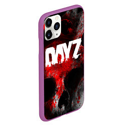 Чехол iPhone 11 Pro матовый DAYZ BLOOD ДЕЙЗИ КРОВЬ Z, цвет: 3D-фиолетовый — фото 2