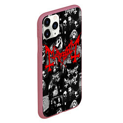 Чехол iPhone 11 Pro матовый MAYHEM, цвет: 3D-малиновый — фото 2