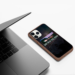 Чехол iPhone 11 Pro матовый Drift Даю угла под фонк, цвет: 3D-коричневый — фото 2
