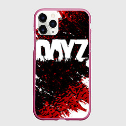 Чехол iPhone 11 Pro матовый DayZ, цвет: 3D-малиновый