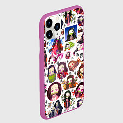 Чехол iPhone 11 Pro матовый НЕЗУКО, цвет: 3D-фиолетовый — фото 2