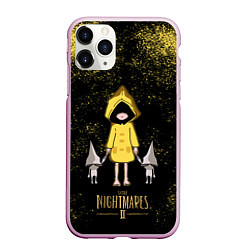 Чехол iPhone 11 Pro матовый Little Nightmares, цвет: 3D-розовый