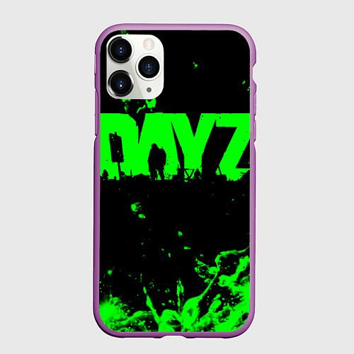 Чехол iPhone 11 Pro матовый Dayz / 3D-Фиолетовый – фото 1