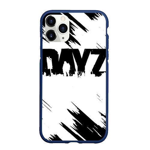 Чехол iPhone 11 Pro матовый Dayz / 3D-Тёмно-синий – фото 1
