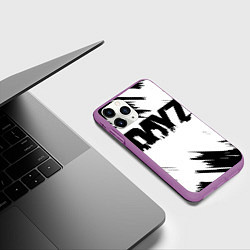Чехол iPhone 11 Pro матовый Dayz, цвет: 3D-фиолетовый — фото 2