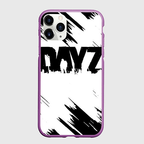 Чехол iPhone 11 Pro матовый Dayz / 3D-Фиолетовый – фото 1