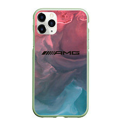 Чехол iPhone 11 Pro матовый MERCEDES AMG МЕРСЕДЕС АМГ