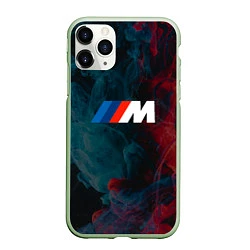 Чехол iPhone 11 Pro матовый BMW M Power БМВ М, цвет: 3D-салатовый